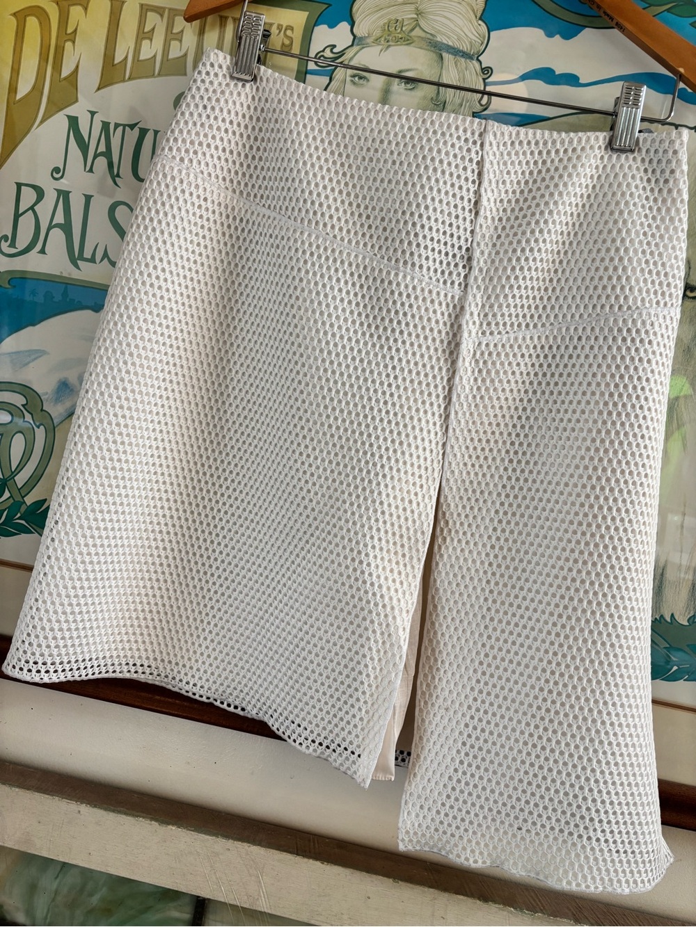 Reed Krakoff Ivory Openwork Asymmetrical Skirt